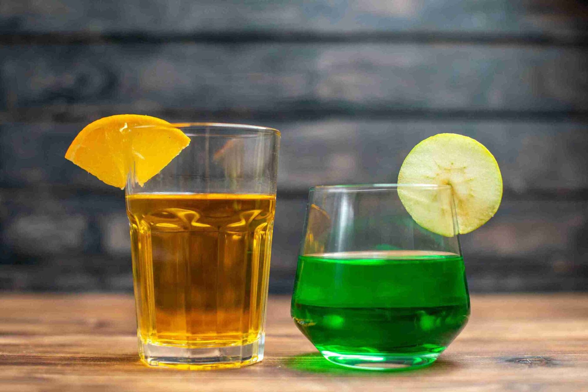 what are green tea shot made of