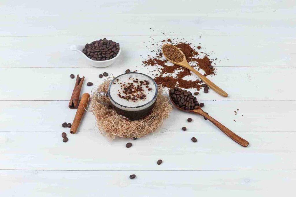 whipped coffee recipe and spoon