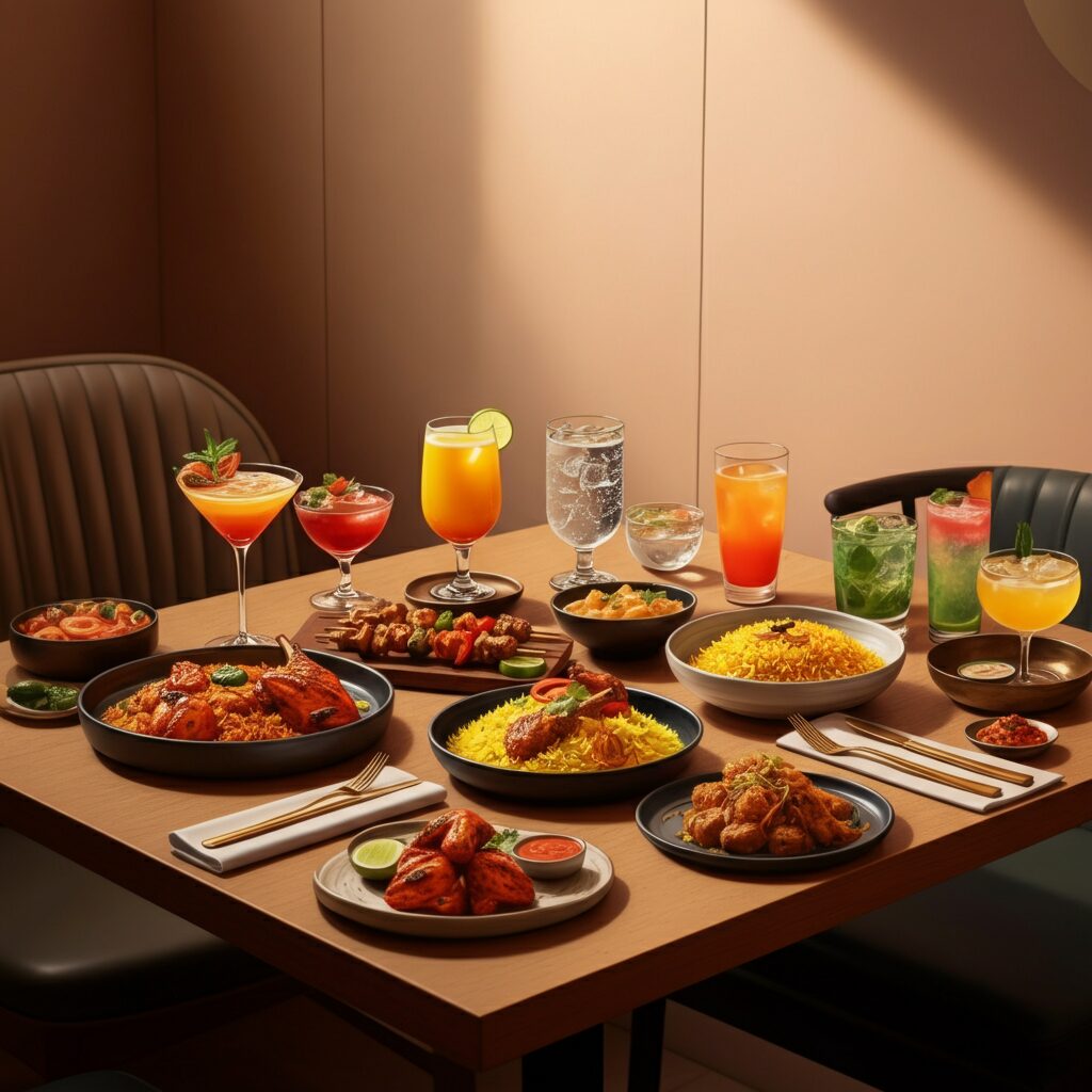 drink pairings with halal meat