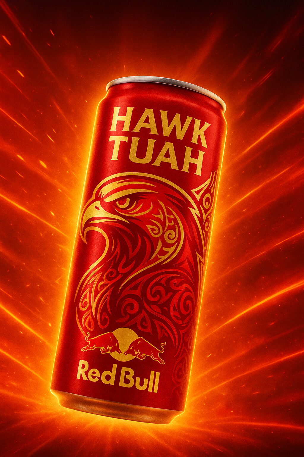 hawk tuah red bull energy drink