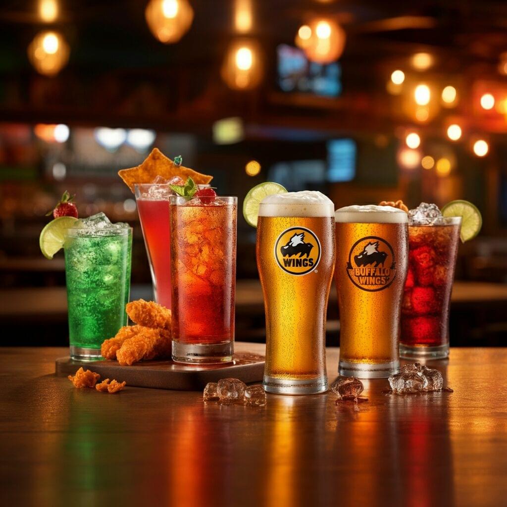 Buffalo Wild Wings Drink Menu with prices